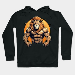 lion bodybuilder Hoodie